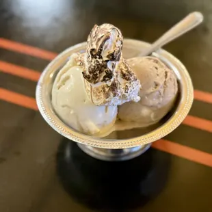 a scoop of ice cream