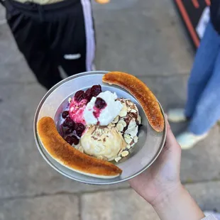 Banana Puddin, Butterscotch, Creme Fraiche
