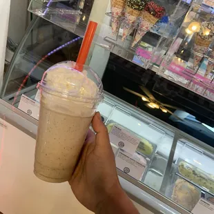 Cookies and cream milkshake