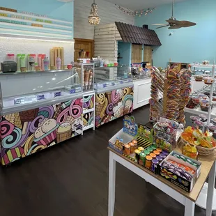 Over 16 Flavors of ice cream to choose from!