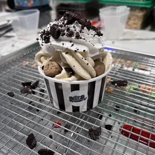 Come down and try our infused ice cream! Mix any of your favorite candy, treats and cereals to make a delicious soft serve or milkshake!