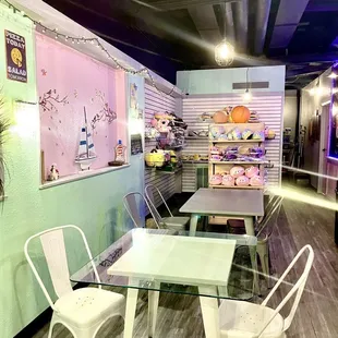 interior, sushi and sashimi
