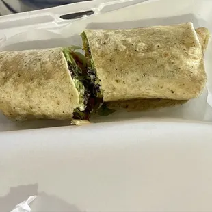 Wrap had dried up meat and no flavor.