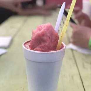 Cherry. Stuffed. With sweet cream.