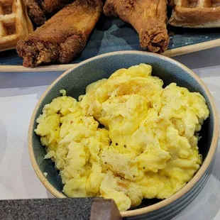 Scrambled eggs, waffles, and chicken  Taken 02.01.25