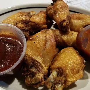 Definitely two things up on the wings, but they were an hour late.