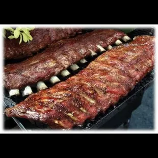 ribs, food, bbq ribs