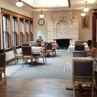 Large open dining room