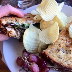 Portabella Mushroom sandwich at the Idle Hour or Two in West Bend, WI.