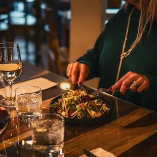 Enjoy food, wine and a view!