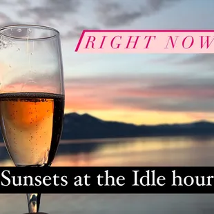 Sunsets - from the Idle Hour