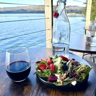 Wine and Beets and Berries salad