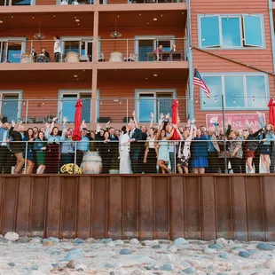 Patio terrace from the beach