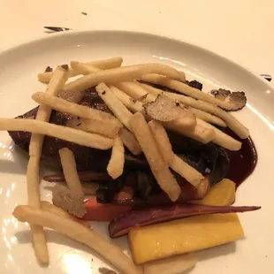 Beef with frites