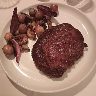 Steak with potatoes $100