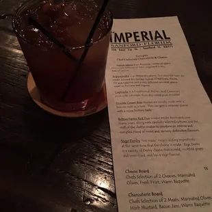 Blood Orange Manhattan