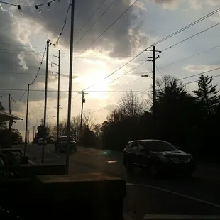 A good place to sit outside with a beer and watch the sun set.