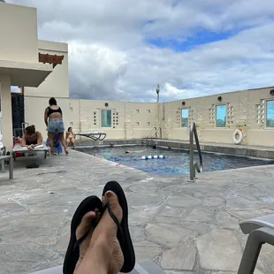 Rooftop pool