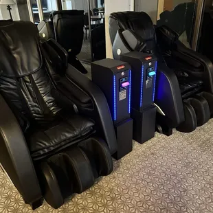 Massage chairs - I didn&apos;t care for these. Liked the ones from 2021 better.