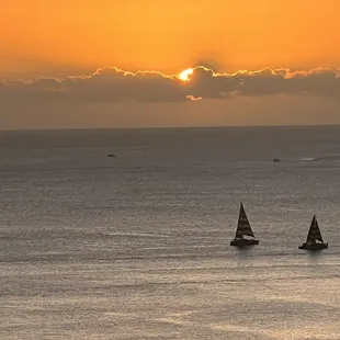 Sunset from rooftop