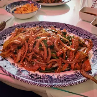 Mongolian Todu...absolutely amazing! Serviced with steamed white rice