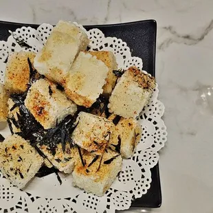 salt and pepper fried tofu