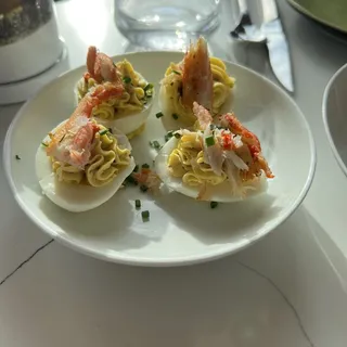 Lobster Deviled Eggs