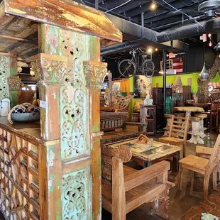 the interior of the restaurant