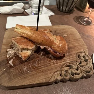 Duck sandwich (I have thought about this sandwich like 5 times since, it's so good and you must get it)