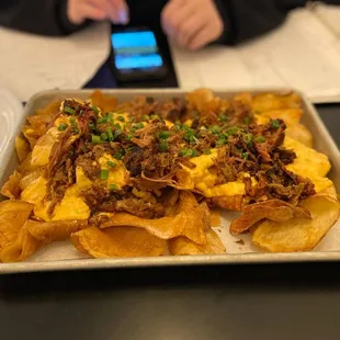 Pulled pork nachos