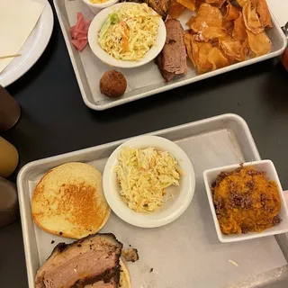 Sliced Brisket Sandwich