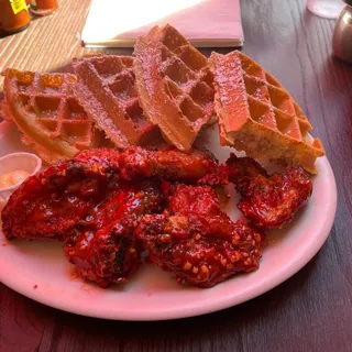 Korean Fried Chicken & Waffle