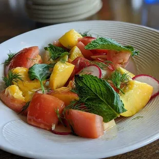 New Peach/tomato Salad