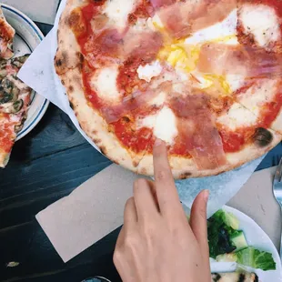 Speck pizza at The Independent Pizzeria in Madison Park.