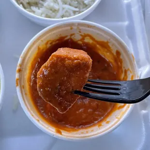 21. Chicken Tikka Masala big chunks of chicken