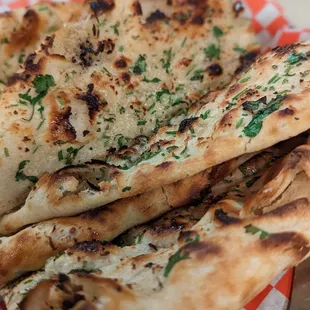 Garlic naan