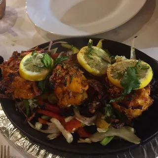 Tandoori prawns