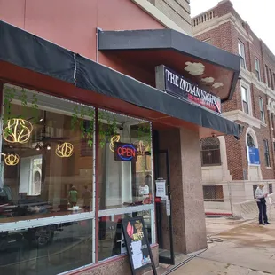 Front of the restaurant