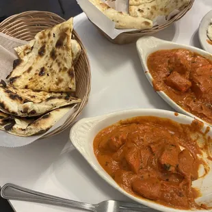 CHICKEN TIKKA MASALA GARLIC NAAN CHEESE NAAN