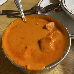 Spicy chicken tika masala for the Mr