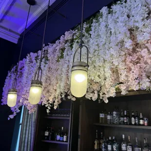 Cherry blossom pop up bar