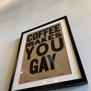 coffee makes you gay
