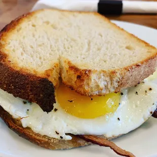 Broken Egg Sandwich