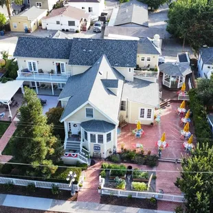 Aerial photo of The Inn.