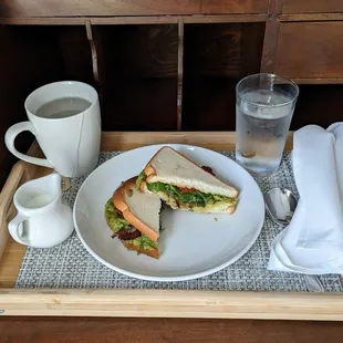 Avocado BLT for breakfast