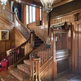 Grand staircase perfectly preserved for almost 100 years