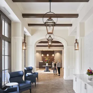 Plenty of light shines through on our lobby area which connects to the Market at Meadowbrook.