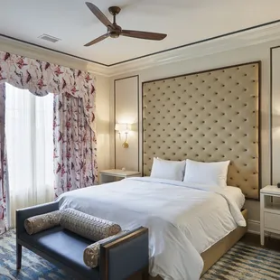 The master bedroom in the Family Suite has room to breathe.