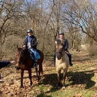 Trail ride with Max and Mocha