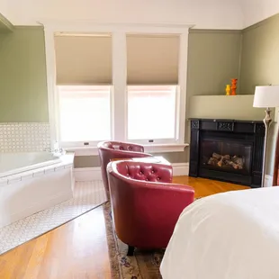 Standard Room Sitting Area and Hot Tub